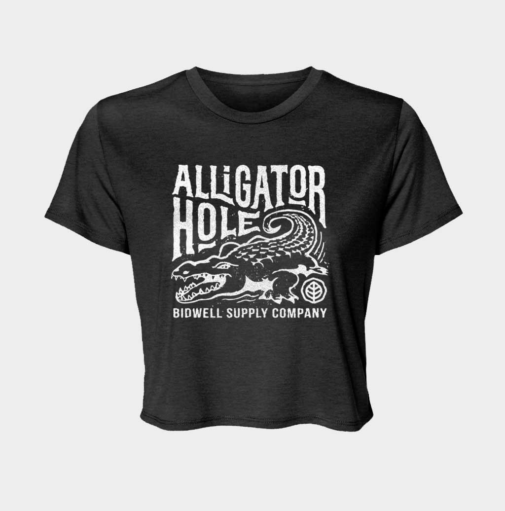 Alligator Hole Crop Top
