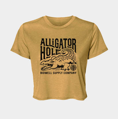 Alligator Hole Crop Top