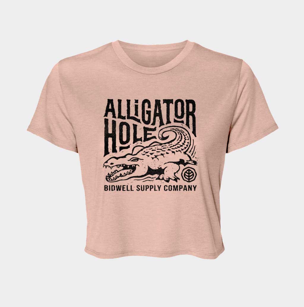 Alligator Hole Crop Top