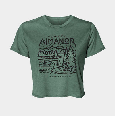 Lake Almanor Crop Top