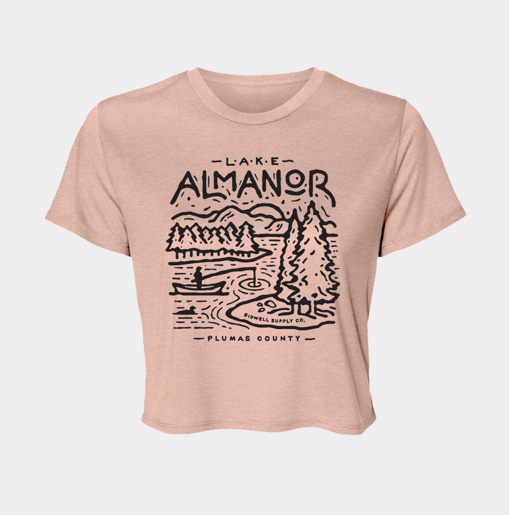 Lake Almanor Crop Top