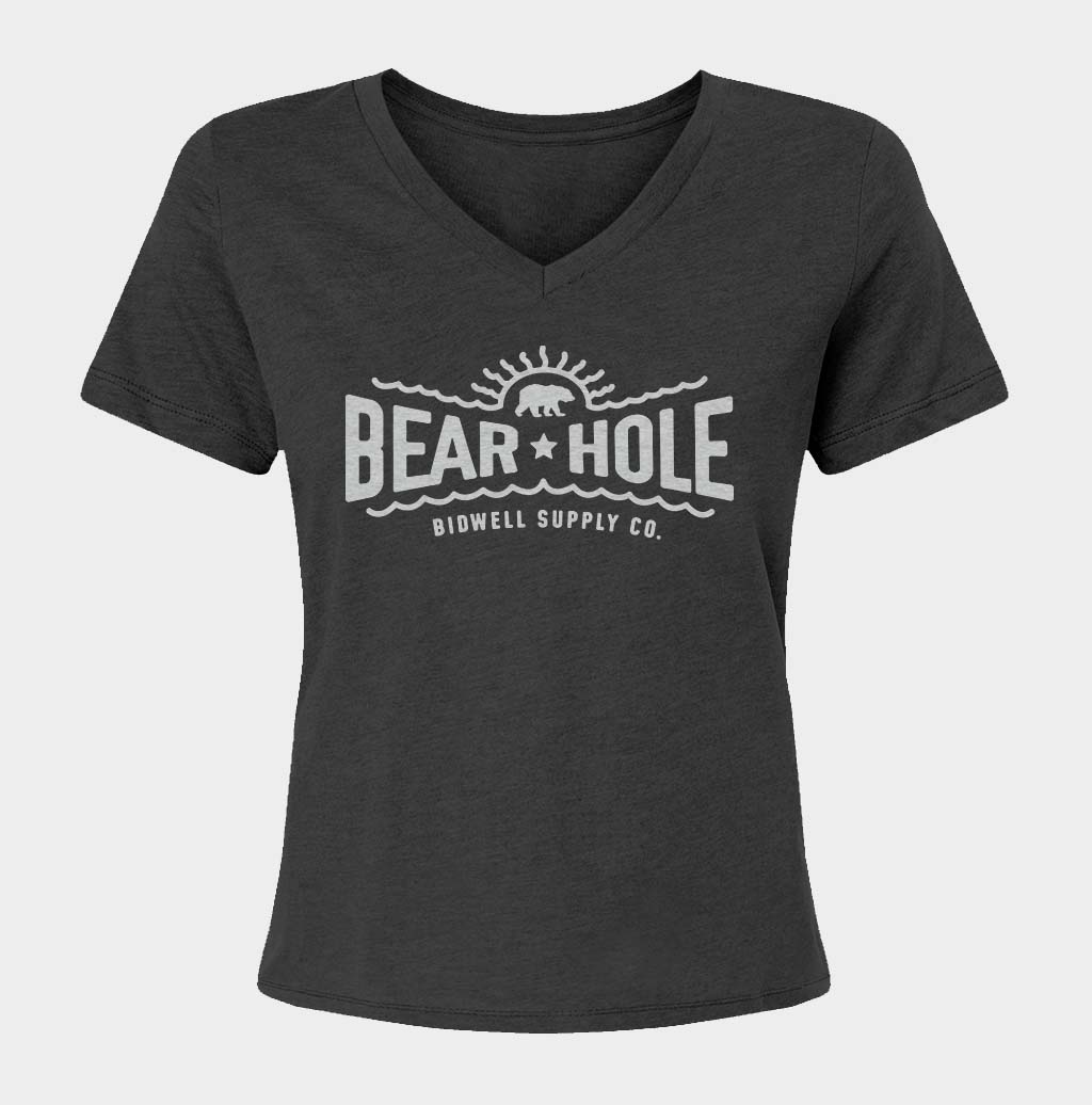 Bear Hole Relaxed V-Neck