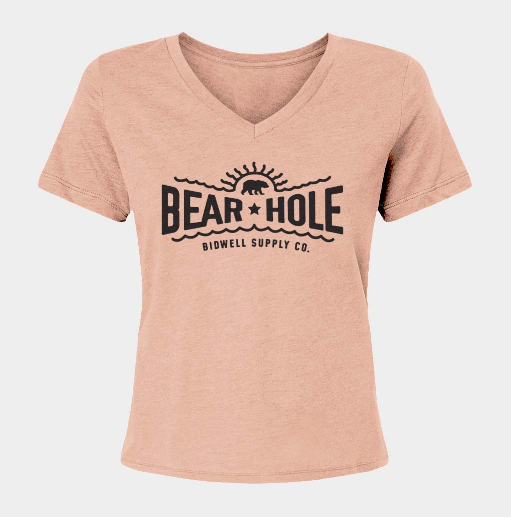 Bear Hole Relaxed V-Neck