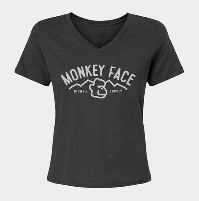 Monkey Face Relaxed V-Neck