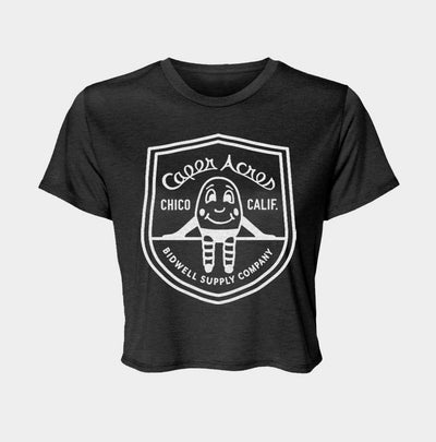 Caper Acres Shield Crop Top