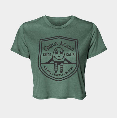 Caper Acres Shield Crop Top