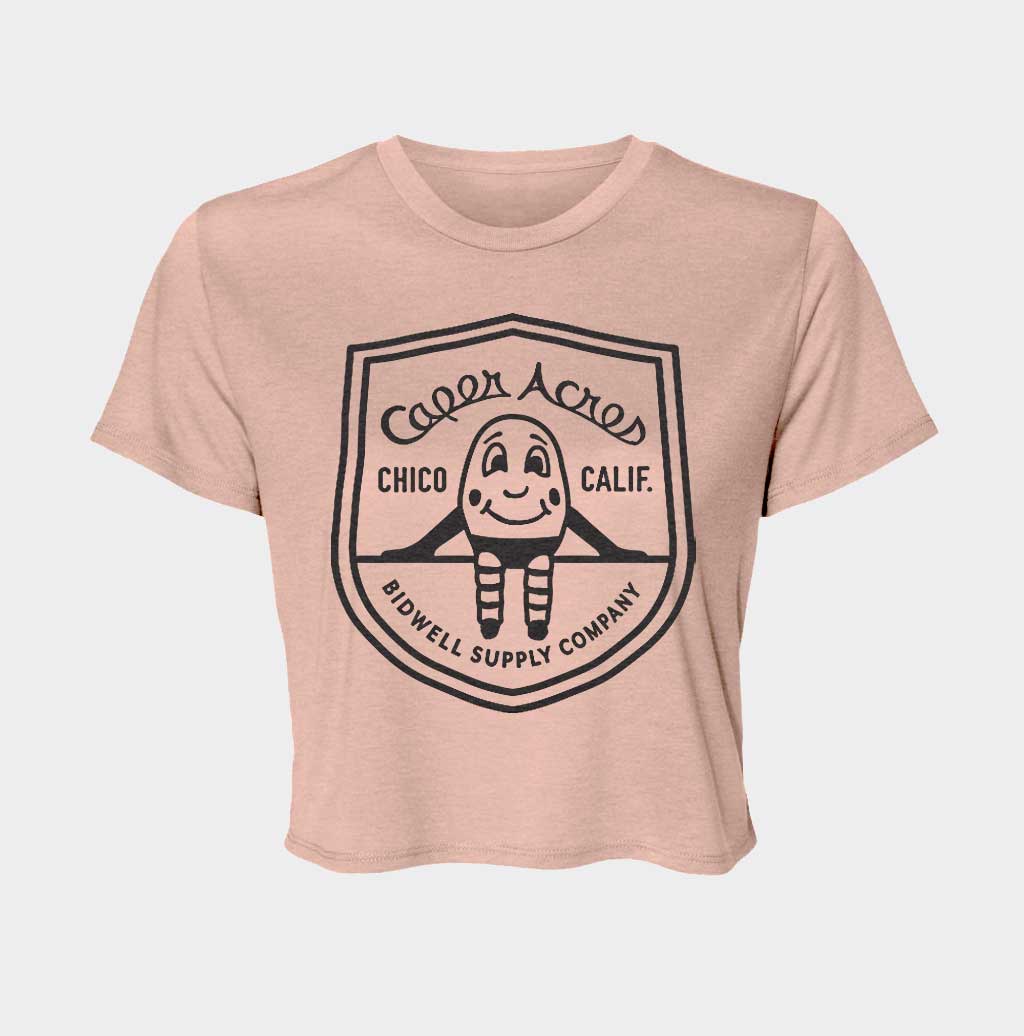 Caper Acres Shield Crop Top