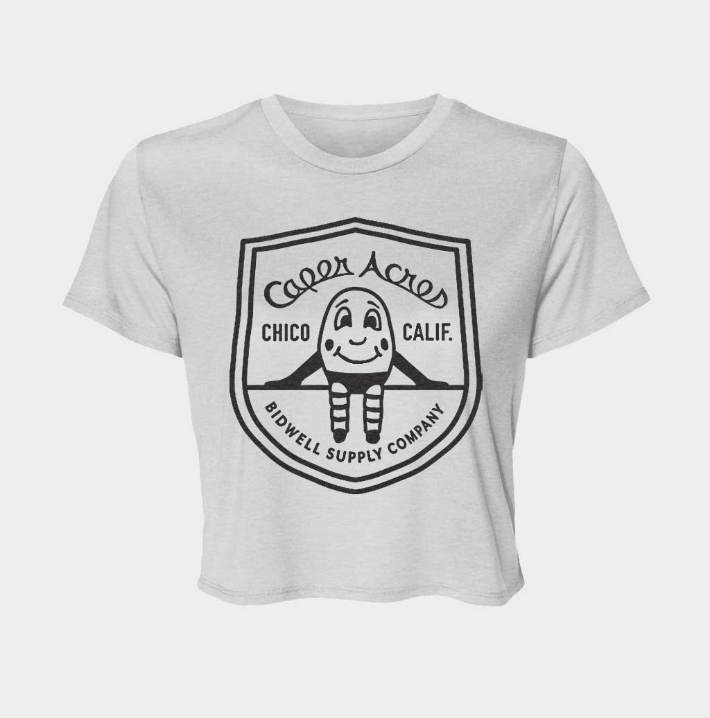 Caper Acres Shield Crop Top