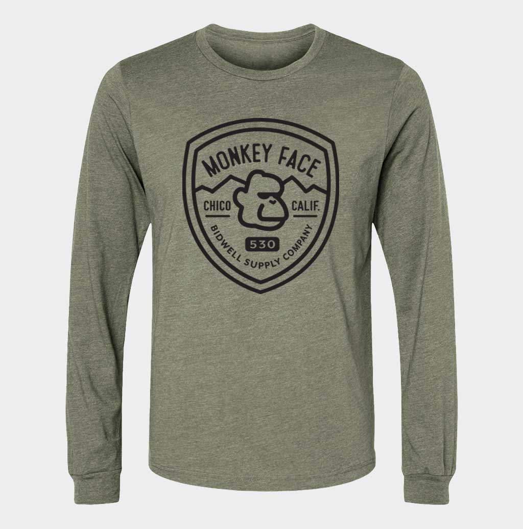 Monkey Face Shield Long Sleeve Shirt