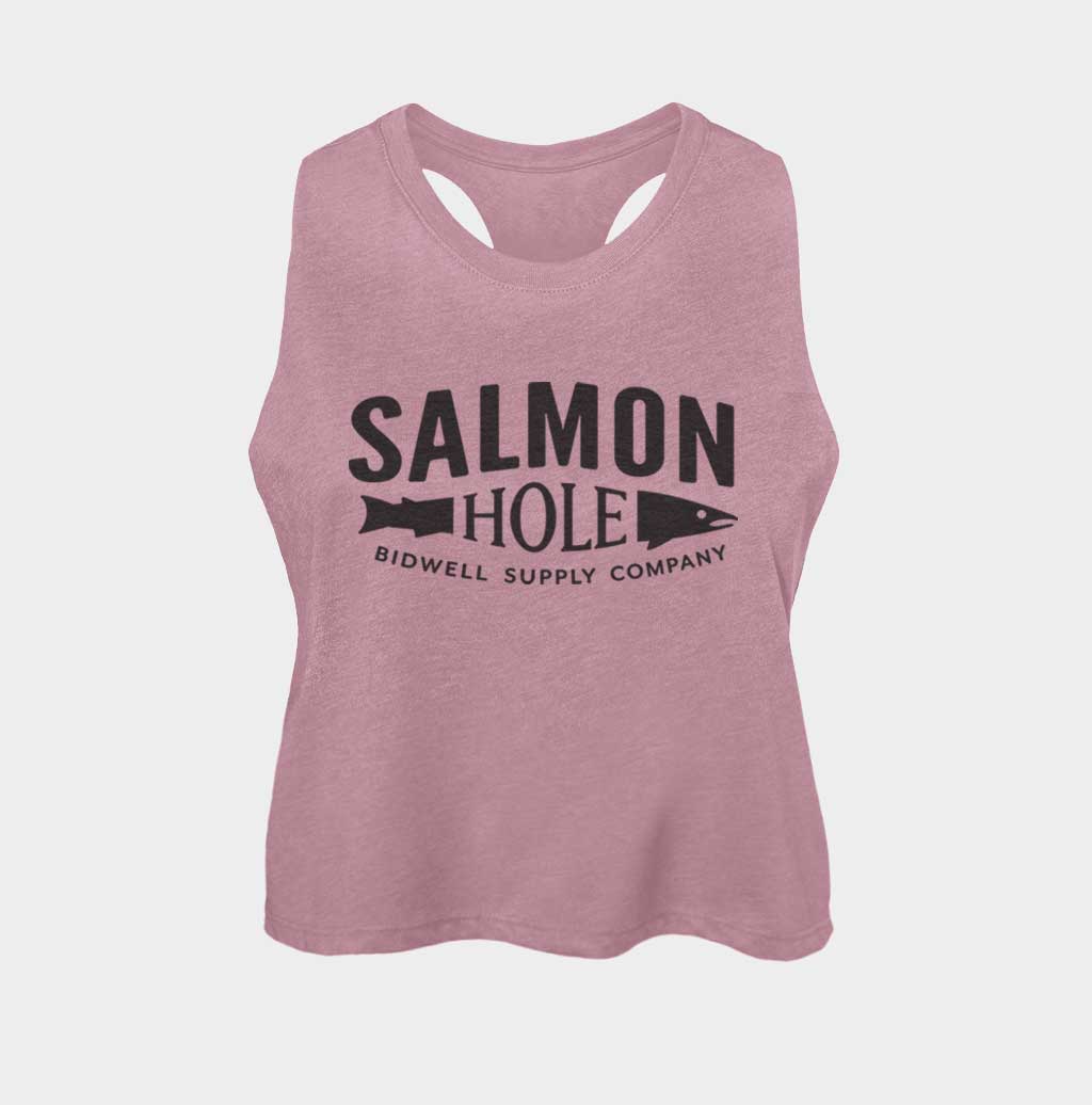 Salmon Hole Crop Tank