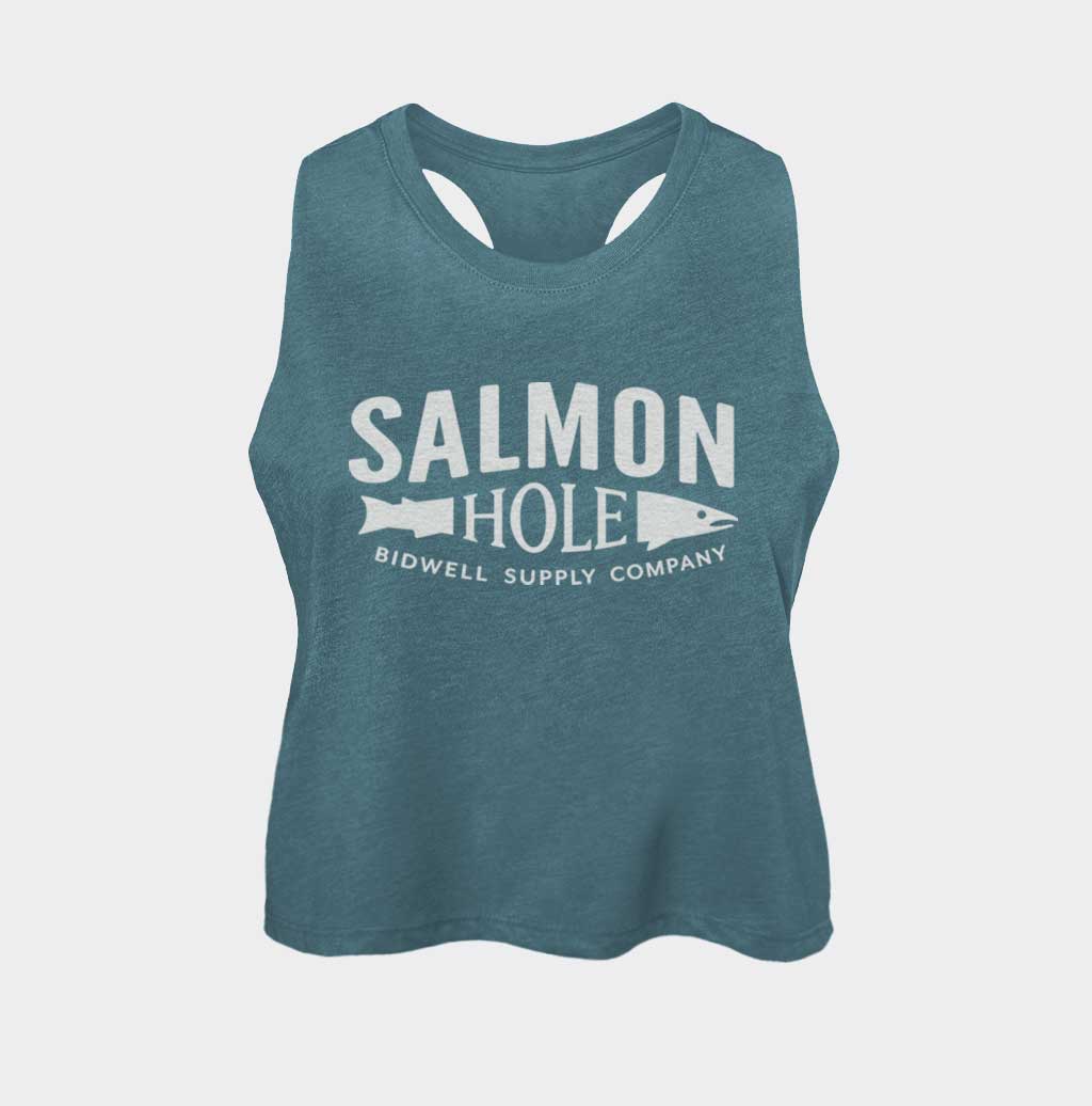 Salmon Hole Crop Tank